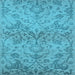 Square Oriental Light Blue Industrial Rug, urb964lblu