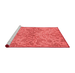 Industrial Red Washable Rugs