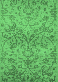 Oriental Emerald Green Industrial Rug, urb964emgrn