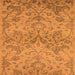 Square Oriental Orange Industrial Rug, urb964org