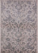 Mid-Century Modern Silver Pink Oriental Rug, urb964