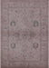 Mid-Century Modern Mauve Taupe Purple Oriental Rug, urb965