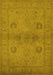 Oriental Yellow Industrial Rug, urb965yw