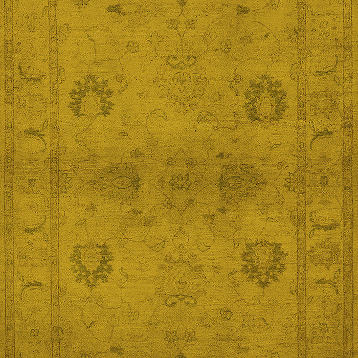 Oriental Yellow Industrial Rug, urb965yw