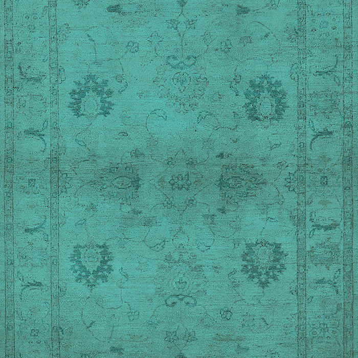 Oriental Turquoise Industrial Rug, urb965turq