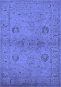 Oriental Blue Industrial Rug, urb965blu