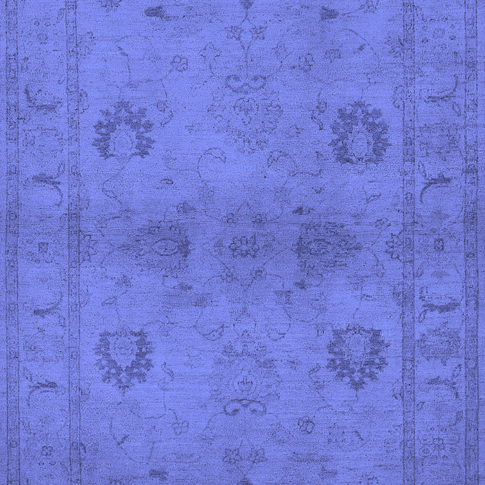 Oriental Blue Industrial Rug, urb965blu