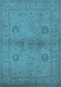 Oriental Light Blue Industrial Rug, urb965lblu