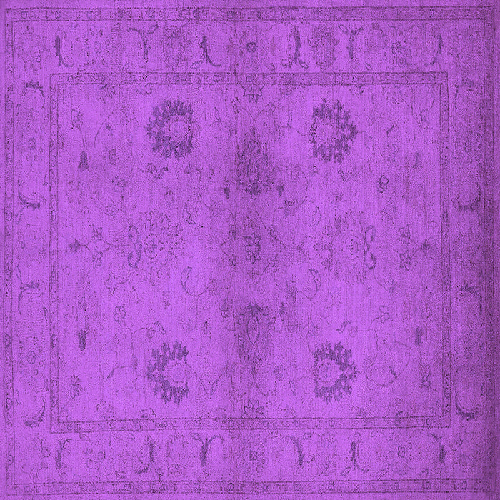Square Oriental Purple Industrial Rug, urb965pur