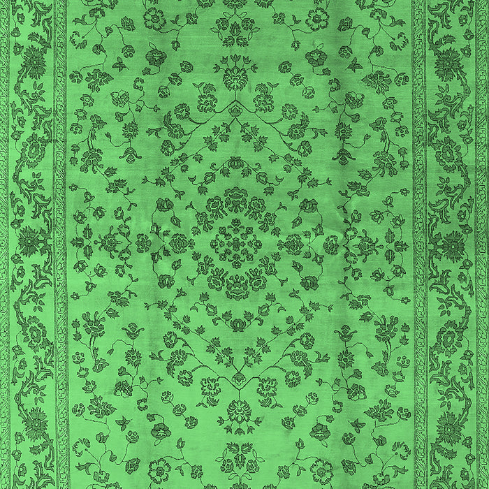 Oriental Emerald Green Industrial Rug, urb966emgrn