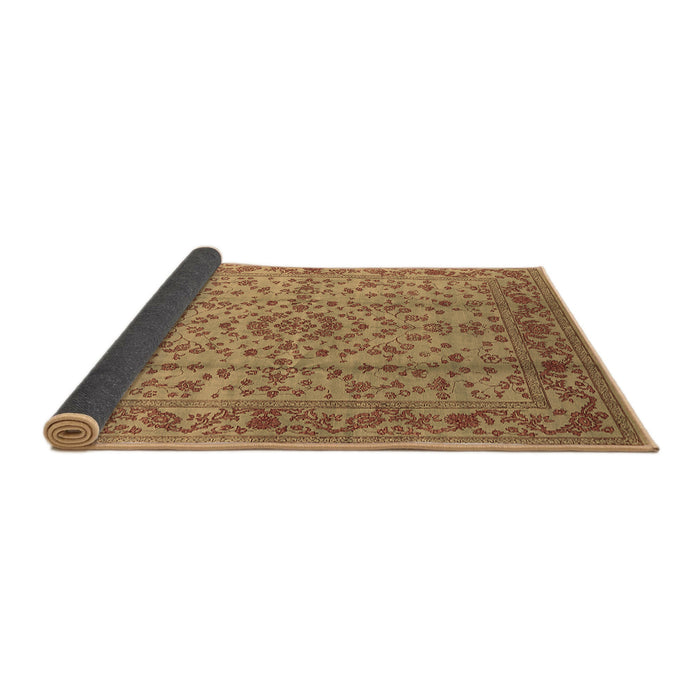 Sideview of Oriental Brown Industrial Rug, urb966brn