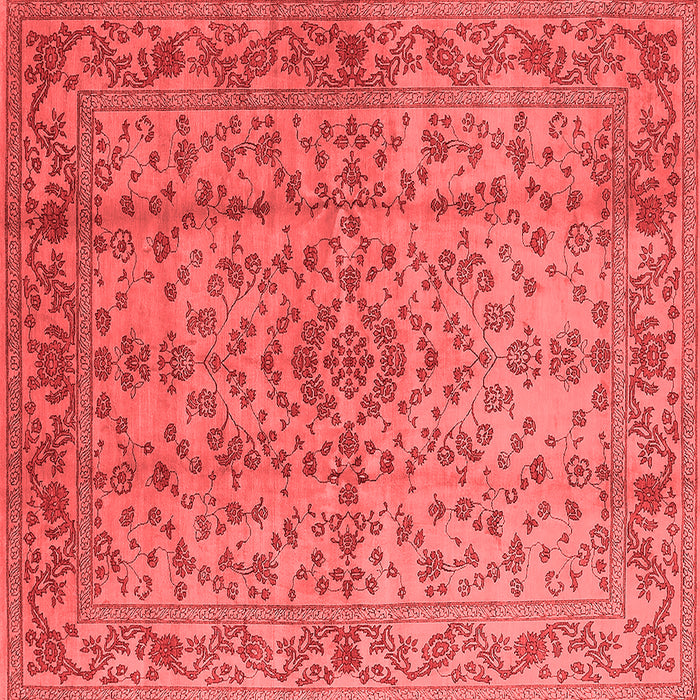 Machine Washable Oriental Red Industrial Rug, wshurb966red
