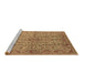 Sideview of Machine Washable Oriental Brown Industrial Rug, wshurb966brn