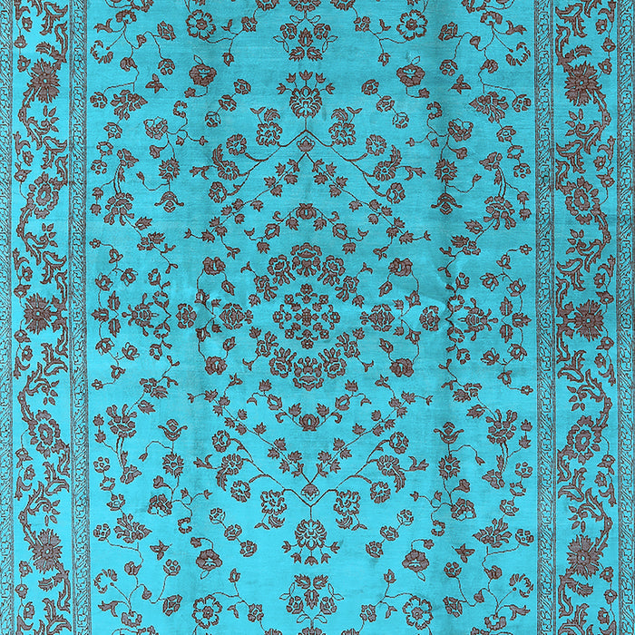 Oriental Light Blue Industrial Rug, urb966lblu