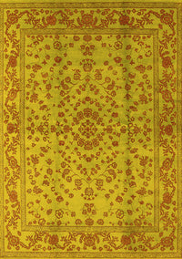 Oriental Yellow Industrial Rug, urb966yw