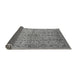 Sideview of Oriental Gray Industrial Rug, urb966gry