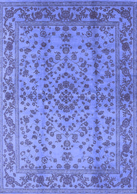 Oriental Blue Industrial Rug, urb966blu