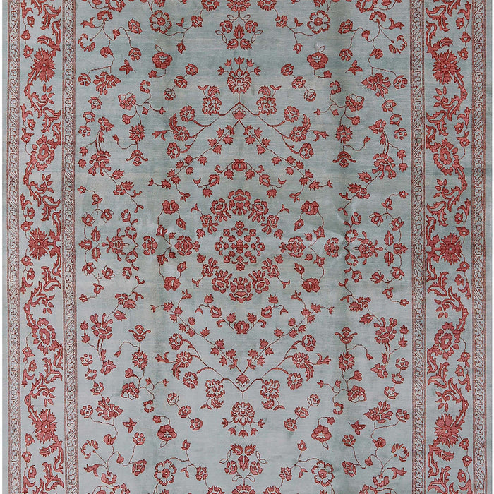 Mid-Century Modern Dark Gray Oriental Rug, urb966