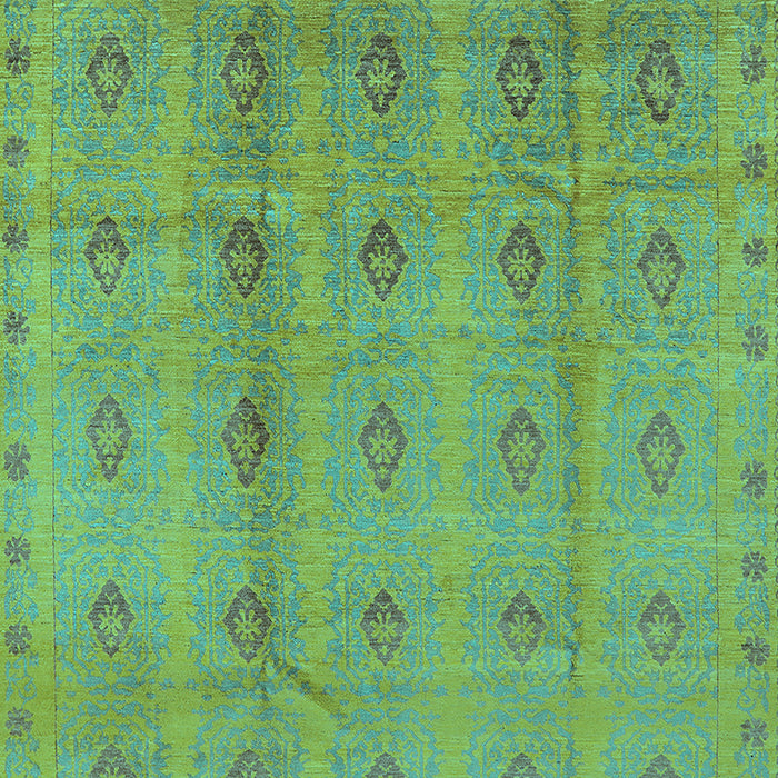 Oriental Turquoise Industrial Rug, urb967turq