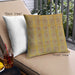 Front View of Mid-Century Modern Urban Square Yellow Throw Pillow, 18 inch by 18 inch, pwurb967