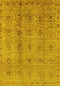 Oriental Yellow Industrial Rug, urb967yw