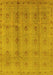 Oriental Yellow Industrial Rug, urb967yw