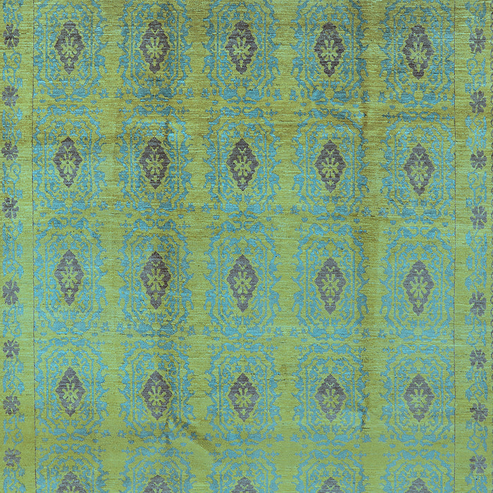 Oriental Light Blue Industrial Rug, urb967lblu
