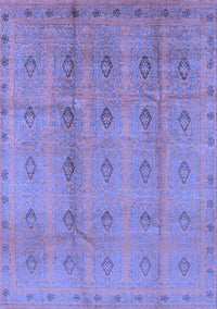 Oriental Blue Industrial Rug, urb967blu