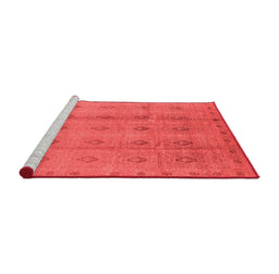 Industrial Red Washable Rugs
