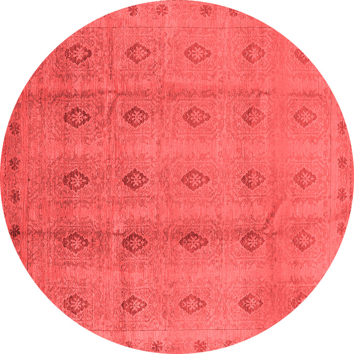 Machine Washable Oriental Red Industrial Rug, wshurb968red