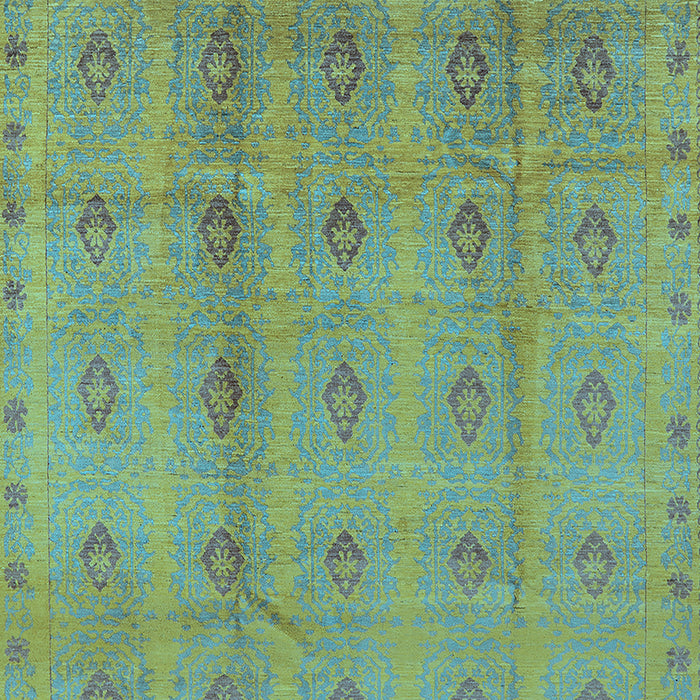 Oriental Light Blue Industrial Rug, urb968lblu