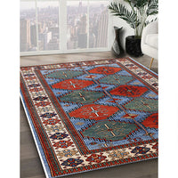 Mid-Century Modern Gunmetal Gray Oriental Rug, urb969