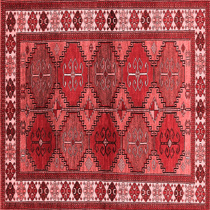 Machine Washable Oriental Red Industrial Rug, wshurb969red
