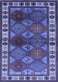 Oriental Blue Industrial Rug, urb969blu