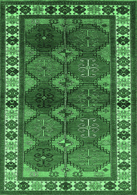 Oriental Emerald Green Industrial Rug, urb969emgrn