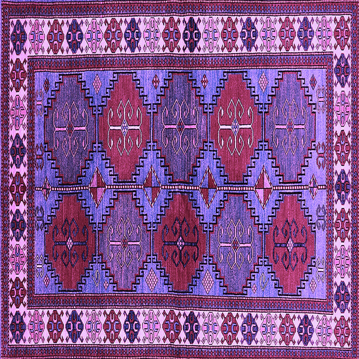 Square Oriental Purple Industrial Rug, urb969pur