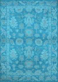 Oriental Light Blue Industrial Rug, urb970lblu