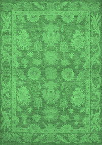 Oriental Emerald Green Industrial Rug, urb970emgrn