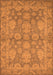 Machine Washable Oriental Orange Industrial Area Rugs, wshurb970org