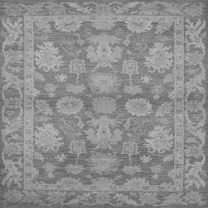 Square Oriental Gray Industrial Rug, urb970gry