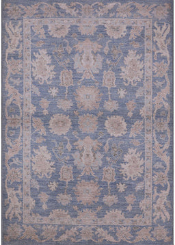 Mid-Century Modern Dark Gray Oriental Rug, urb970