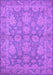 Machine Washable Oriental Purple Industrial Area Rugs, wshurb970pur