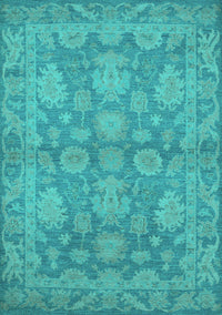 Oriental Turquoise Industrial Rug, urb970turq