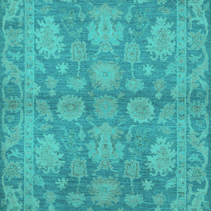 Oriental Turquoise Industrial Rug, urb970turq