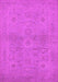Machine Washable Oriental Pink Traditional Rug, wshurb971pnk