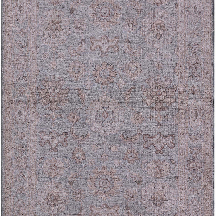 Mid-Century Modern Rose Purple Oriental Rug, urb971