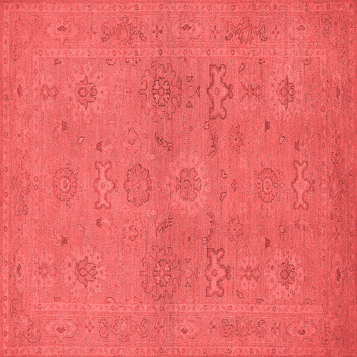Machine Washable Oriental Red Traditional Rug, wshurb971red