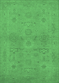 Oriental Emerald Green Traditional Rug, urb971emgrn