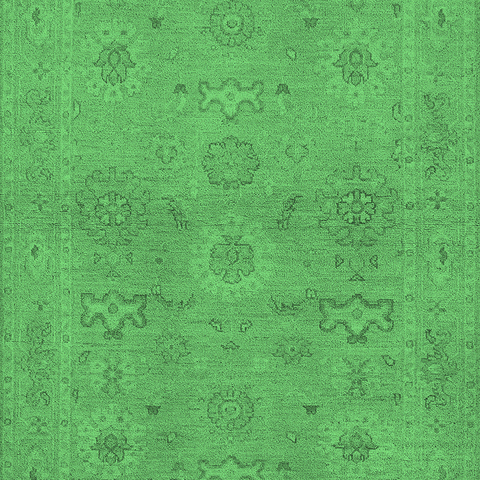 Oriental Emerald Green Traditional Rug, urb971emgrn