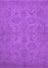 Machine Washable Oriental Purple Traditional Area Rugs, wshurb972pur